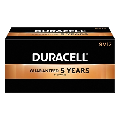 COPPERTOP ALKALINE BATTERIES 9V 12/BX